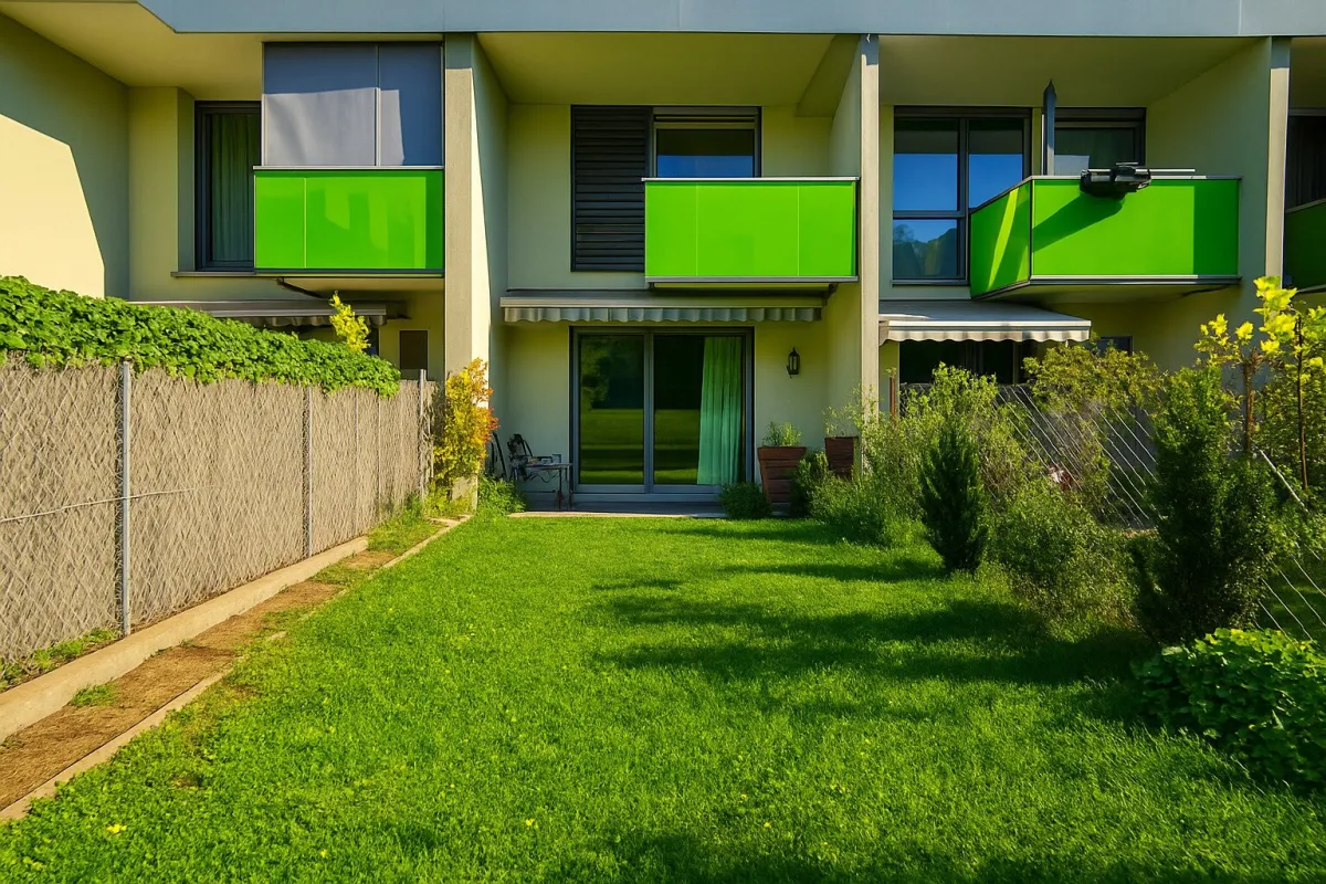 IDYLLISCHE Gartenwohnung - Neubau - BJ 2007 - 3 Zimmer - ca. 75m² WNFL - Einbauküche - Loggia - Balkon - Garten - Garage (optional) - Bild 1