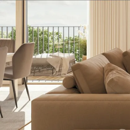 Penthouse-Feeling für Zwei – stilvolle 2-Zimmer-Wohnung mit XL-Terrasse und Weitblick - Bild 3