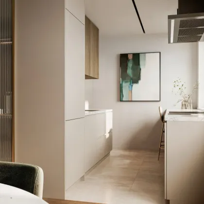 Raum zum Leben. Ruhe zum Ankommen. Frisch sanierte 3-Zimmer-Wohnung mit Loggia in stadtnaher Grünruhelage! - Bild 3