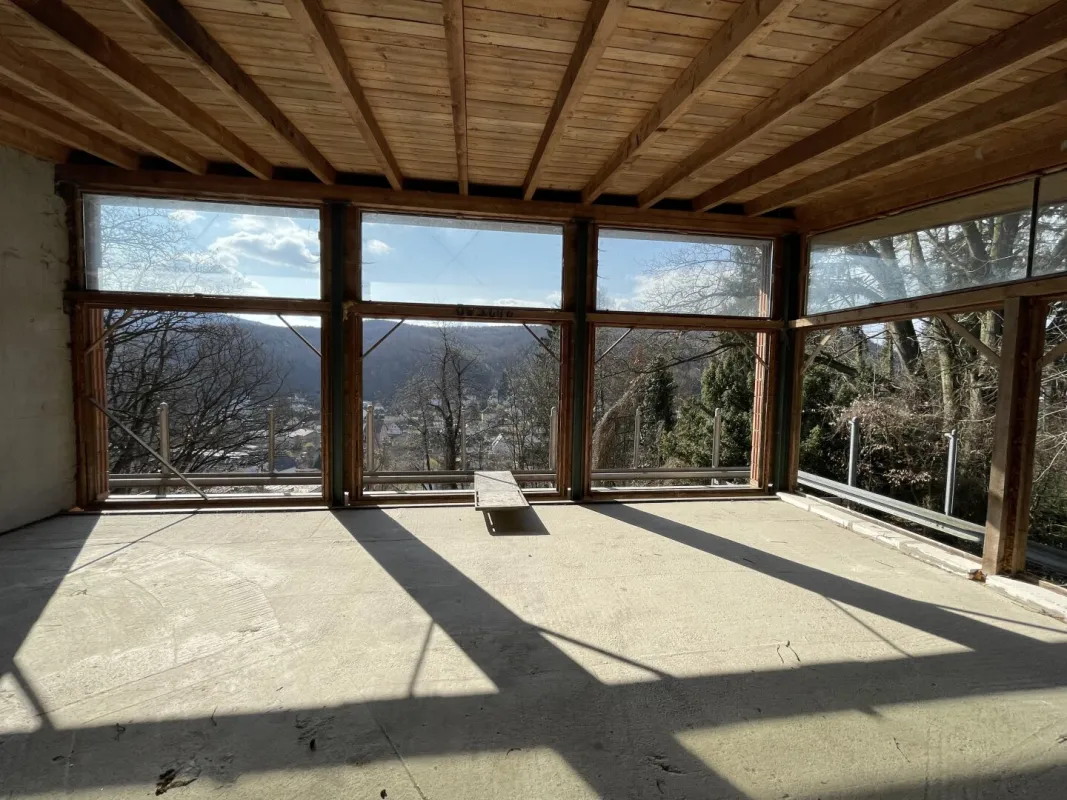 ZWEI DOPPELHAUSHÄLFTEN IM ROHBAU - PURKERSDORF mit großartigen FERNBLICK - Bild 1