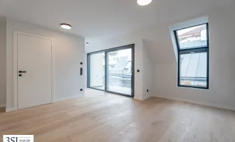 Modernes Wohnen über den Dächern: Charmante 2-Zimmer-Dachgeschoßwohnung mit Terrasse