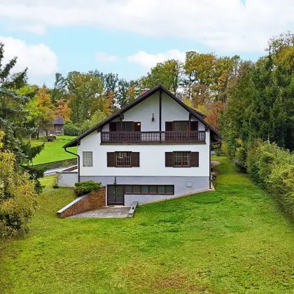 Premiumlage im Wienerwald! Idyllisch gelegenes Landhaus mit Wellnessbereich und Panoramablick - Bild 2
