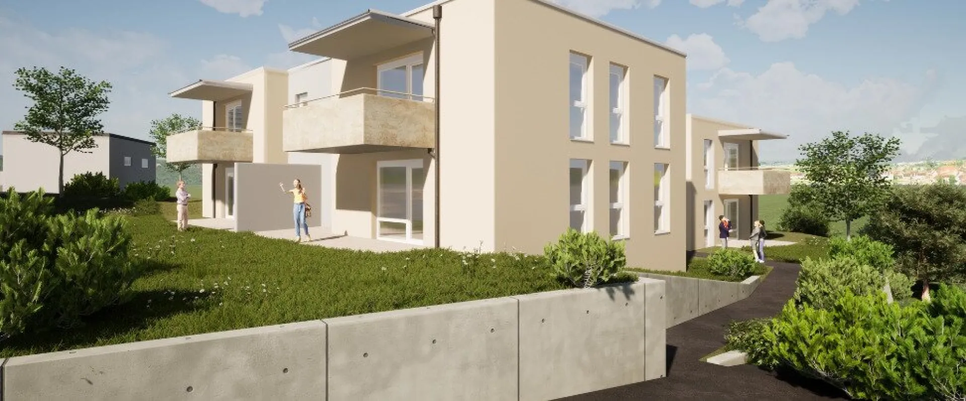 Freifinanzierte Mietwohnungen mit Kaufoption in Rohrbach bei Mattersburg - 2 mögliche Finanzierungsvarianten - Bild 1