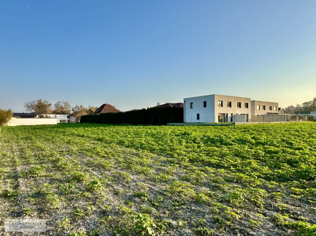 ABENDSONNE, PRIVATSTRASSE, IDEALE GRÖSSE UND BEBAUBARKEIT /// tolles Baugrundstück mit perfekter Infrastruktur nahe Schlosspark - Bild 1