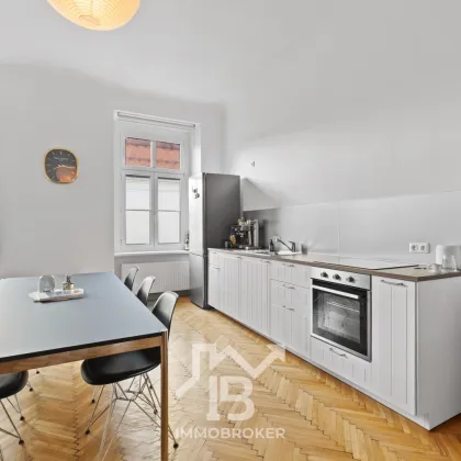 Spittelwiese - Zentrale 2-Zimmer-Altbauwohnung mit Flair! - Bild 2