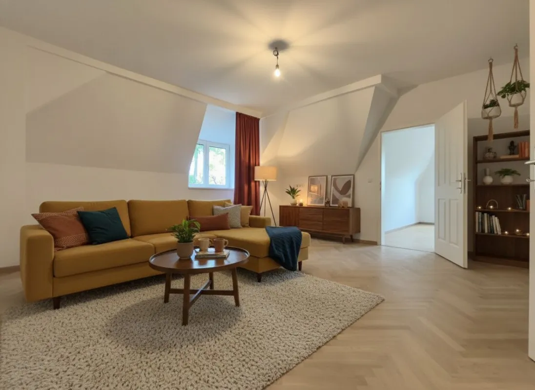 Für Ruhesuchende - 3-Zimmer-Dachgeschosswohnung im grünen 13. Bezirk – Nahe Lainzer Tiergarten - Bild 1
