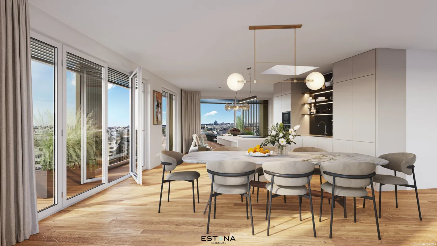 Nähe Wiener Hauptbahnhof - Familienwohnung mit Loggia und Smart-Home System - Bild 1