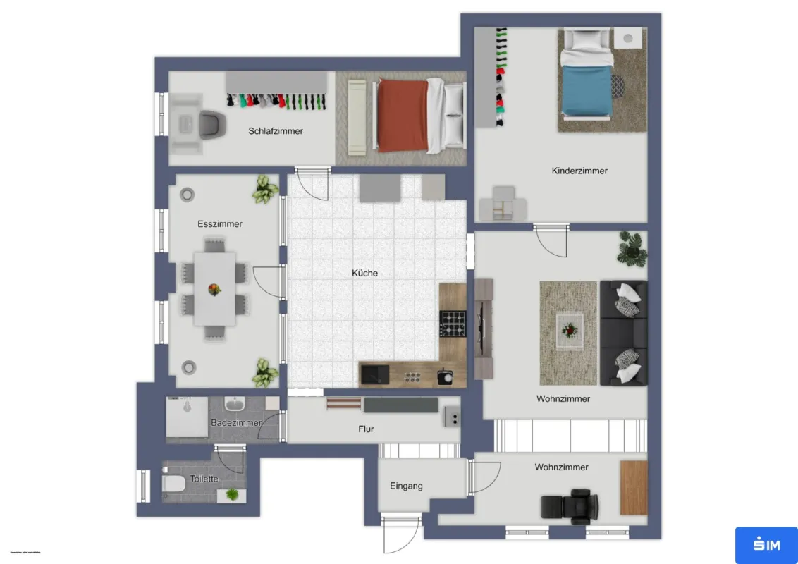 4-Zimmer-Wohnung im Herzen von Graz – WG-geeignet - Bild 1