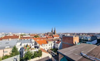 Penthouse vom Feinsten + Großzügige Familienwohnung in ruhiger Wohngegend mit hervorragender Infrastruktur + traumhafter Blick von der eigenen Dachterrasse