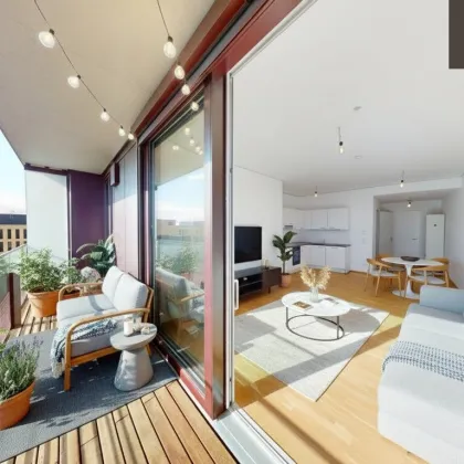 WOHNEN IM TRIIIPLE | 9.OG MIT PRATERBLICK | ROOFTOP-POOL - Bild 2