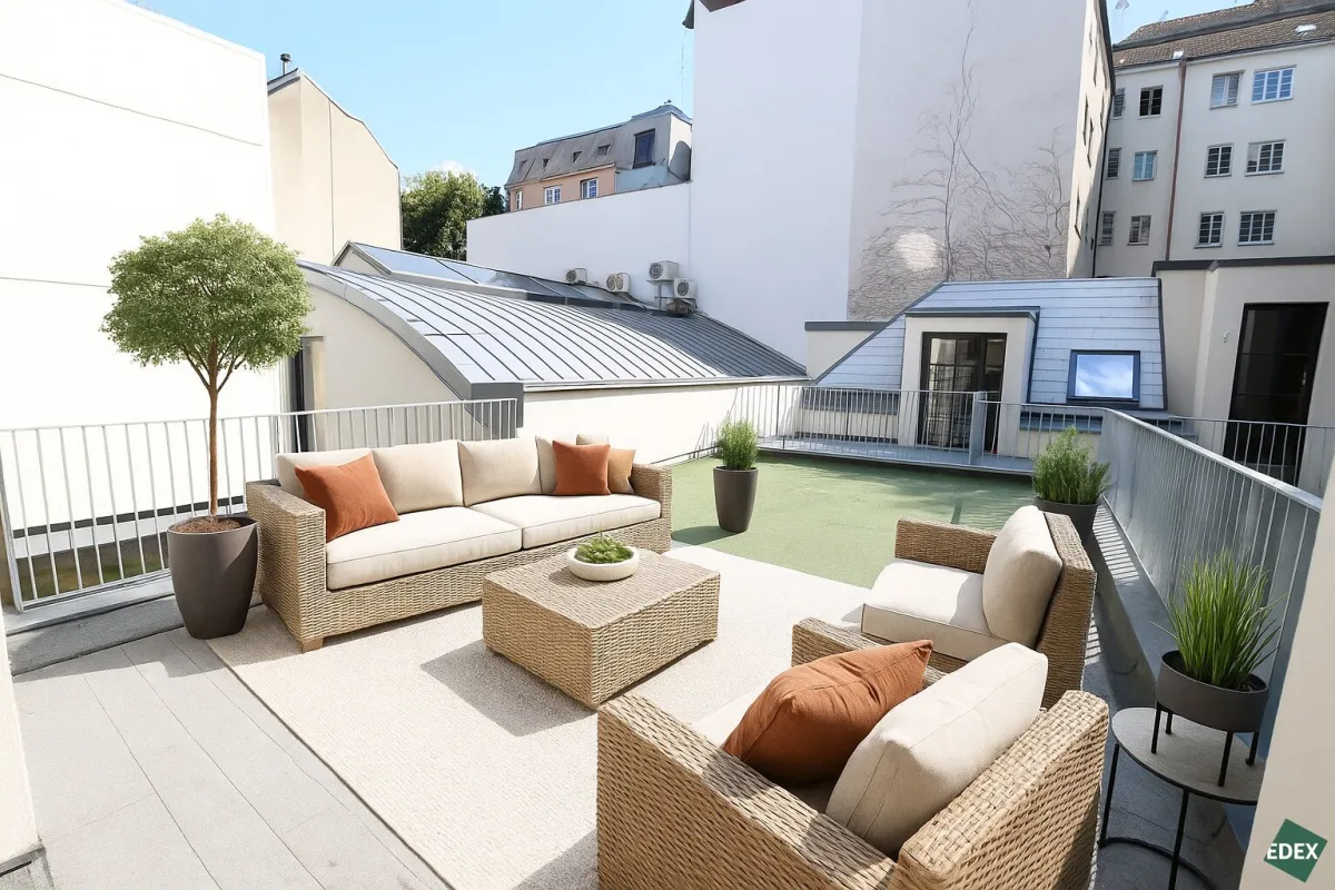 Marie | Terrassentraum im sanierten Altbau nahe Aumannplatz - Bild 1