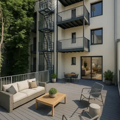 Marie | Terrassentraum im sanierten Altbau nahe Aumannplatz - Bild 3