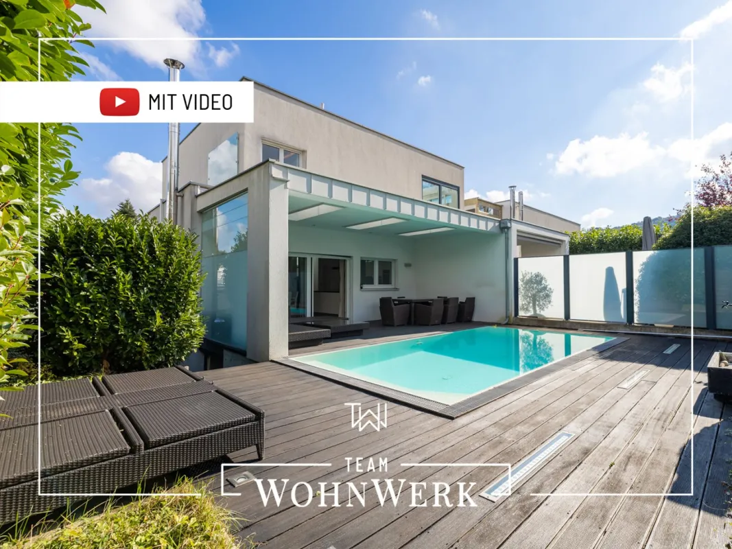 Luxuriöses Reihenhaus mit Pool, Whirlpool, Sauna & Kamin in Graz-Webling – Erstklassige Ausstattung zur Miete - Bild 1