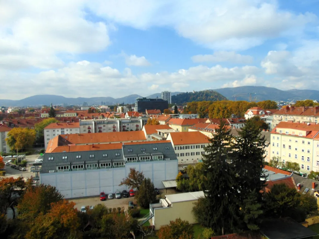 Wunderbare Aussicht! Sehr schön sanierte 4 Zimmer-Küche Wohnung Nähe LKH! - Bild 1