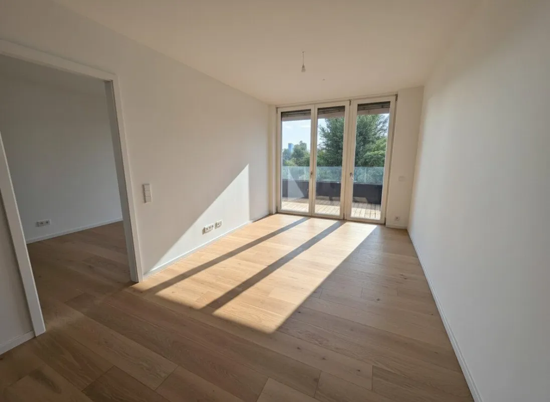 Luxusturm Grünblick: Ruhelage | XL 18m² Süd-Terrasse | Kauf als Anleger Netto möglich | Traumausblick - Bild 1
