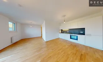 | RICHTUNG WESTEN | ZWEI ZIMMER | 19 QM TERRASSE | 6. STOCK | NIEDRIGENERGIEHAUS | NAHE THERESA-TAUSCHER-PARK