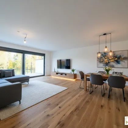 BEZUGSFERTIG! Doppelhaushälfte in erster Linie zum Teich in Bodensdorf! - Bild 2