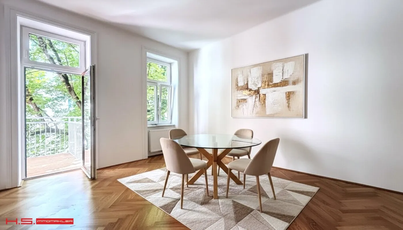 CITYLAGE - ERSTBEZUG -  BALKONAPARTMENT mit GRÜNBLICK - STILHAUS - RUHELAGE- HOHER LIFTSTOCK - Bild 1