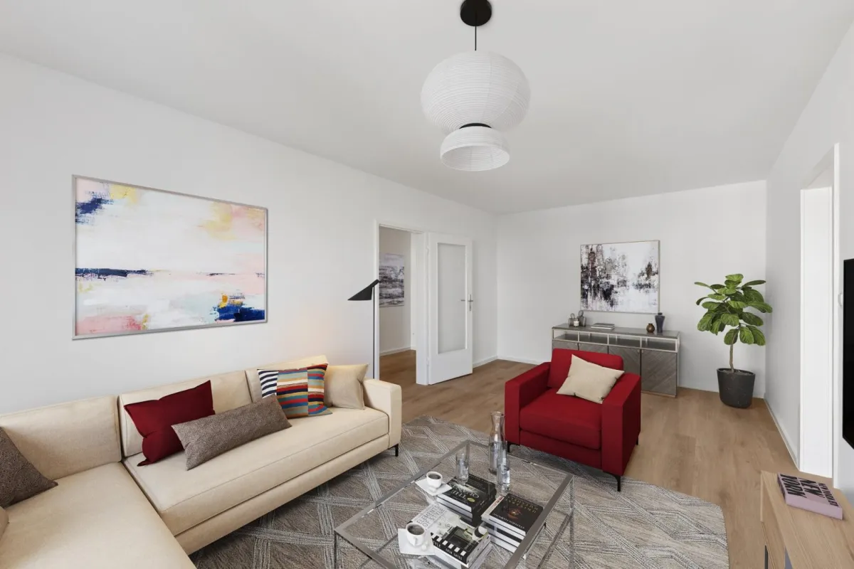 Neu renovierte 3-Zimmer-Wohnung zum Erstbezug - ideal für Familien wie auch Investoren - Bild 1