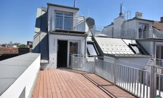 Am Kutschkermarkt  | Außergewöhnliche 4-Zimmer-Dachgeschoßwohnung mit 2 Terrassen