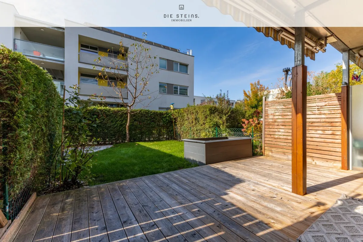 Moderne 2-Zimmer-Wohnung mit Garten, Terrasse und Garage in Salzburg - Jetzt zugreifen! - Bild 1