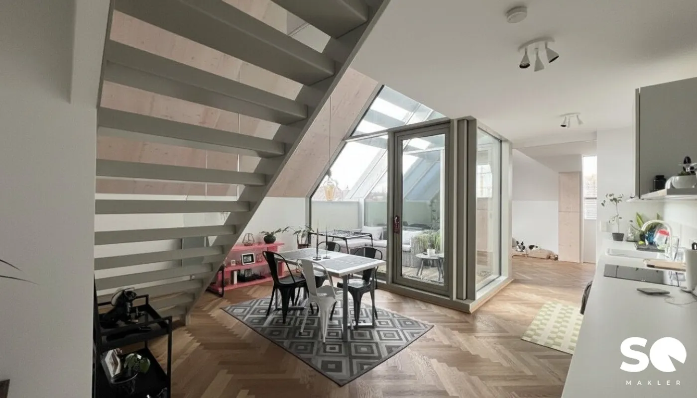 # SQ - MODERN LIVING - MODERNE DG WOHNUNG IN JOSEFSTADT --- LEDERERGASSE - 1080 WIEN - Bild 1