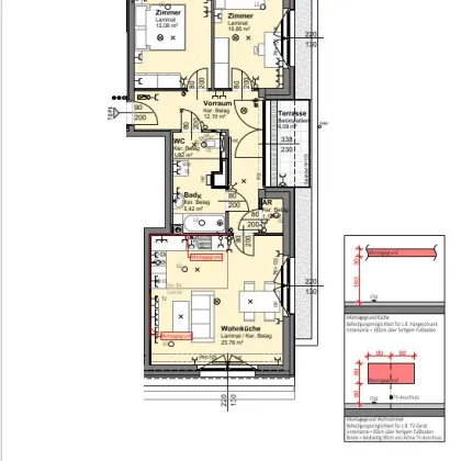 Charmante 3-Zimmer-Wohnung mit Terrasse im Herzen von Ernstbrunn - Bild 2