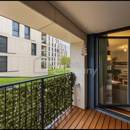 Moderne 2 Zimmer  Wohnung mit Garage inkludiert - urbanes Wohnen im grünen Neubauviertel beim Rudolf - Bernar - Park - Bild 3