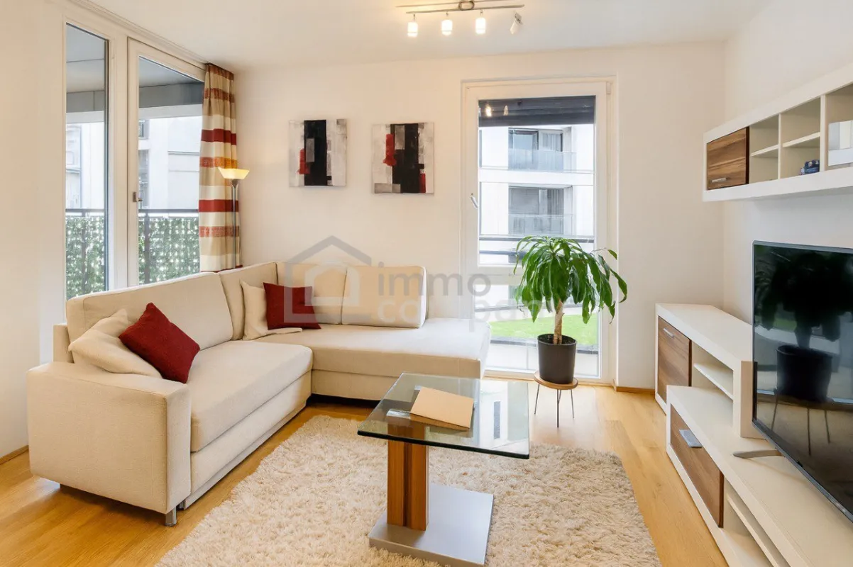 Moderne 2 Zimmer  Wohnung mit Garage inkludiert - urbanes Wohnen im grünen Neubauviertel beim Rudolf - Bernar - Park - Bild 1