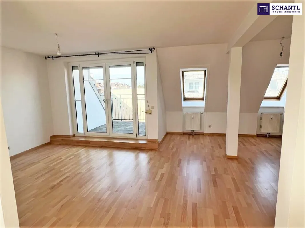 Befristet vermietete Dachgeschoss-Maisonette in Bestlage im Stadtzentrum von St.Pölten! Garagenplatz & Wohlfühlfaktor inkludiert! - Bild 1