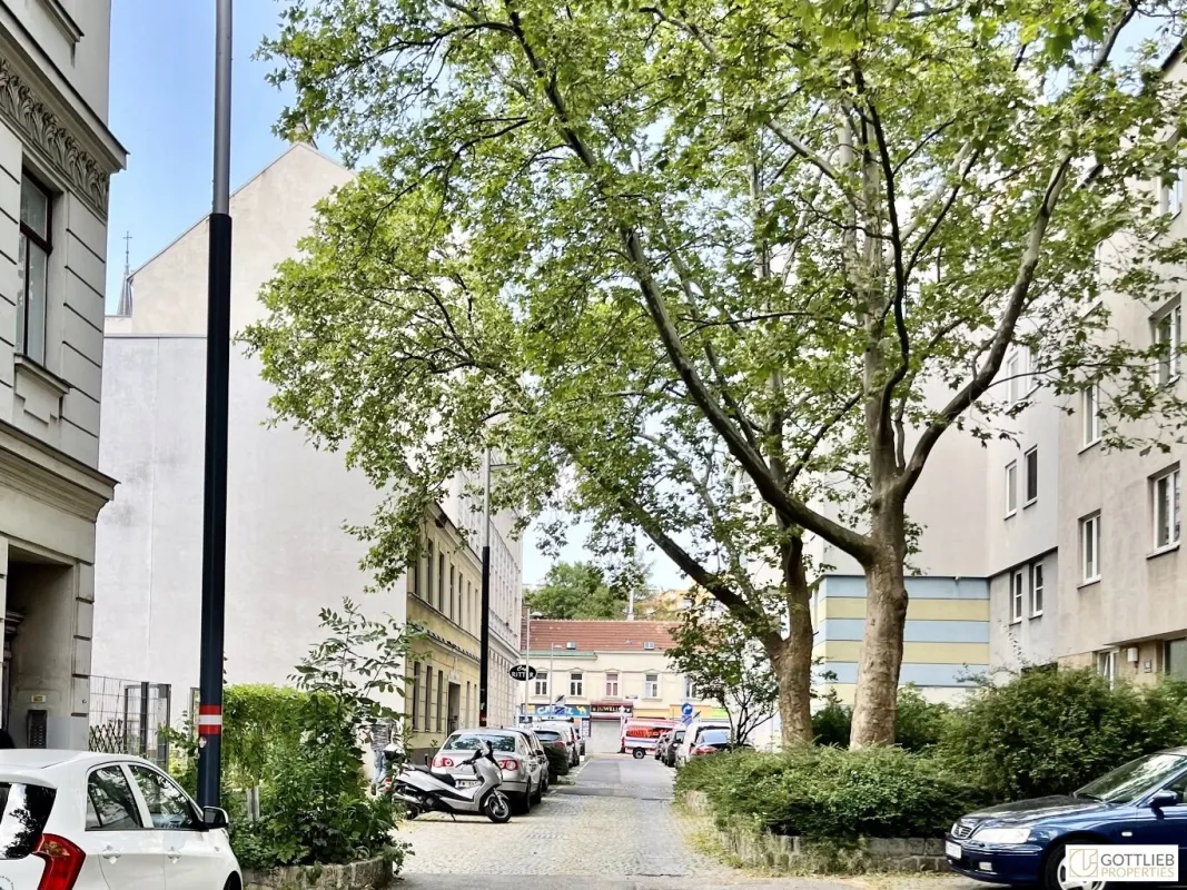 Bis Ende 2025 befristet vermietetes Gründerzeit-Seitenflügel-Zinshaus mit bewilligtem Ausbau und Dachgeschoss-Ausbau - Bild 1