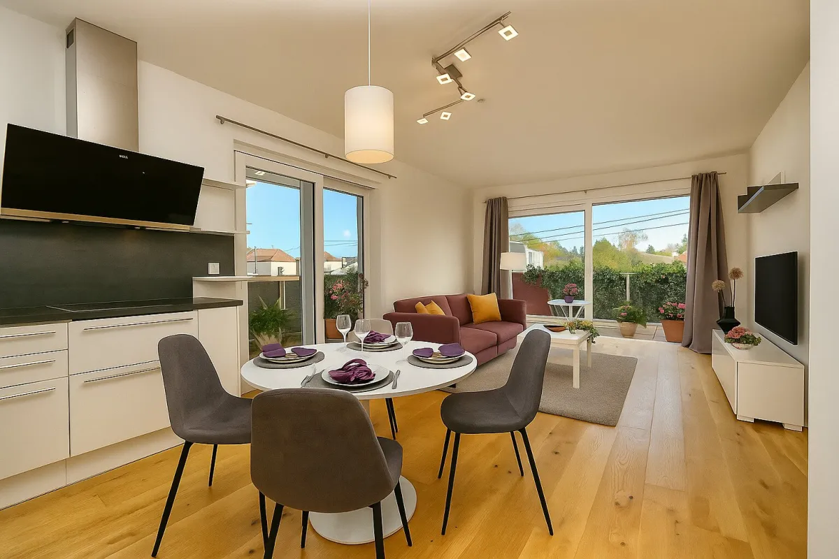 Moderne 3-Zimmer-Wohnung mit zwei Terrassen und optionalem Garagenplatz – Nähe Schnellbahn Süßenbrunn - Bild 1