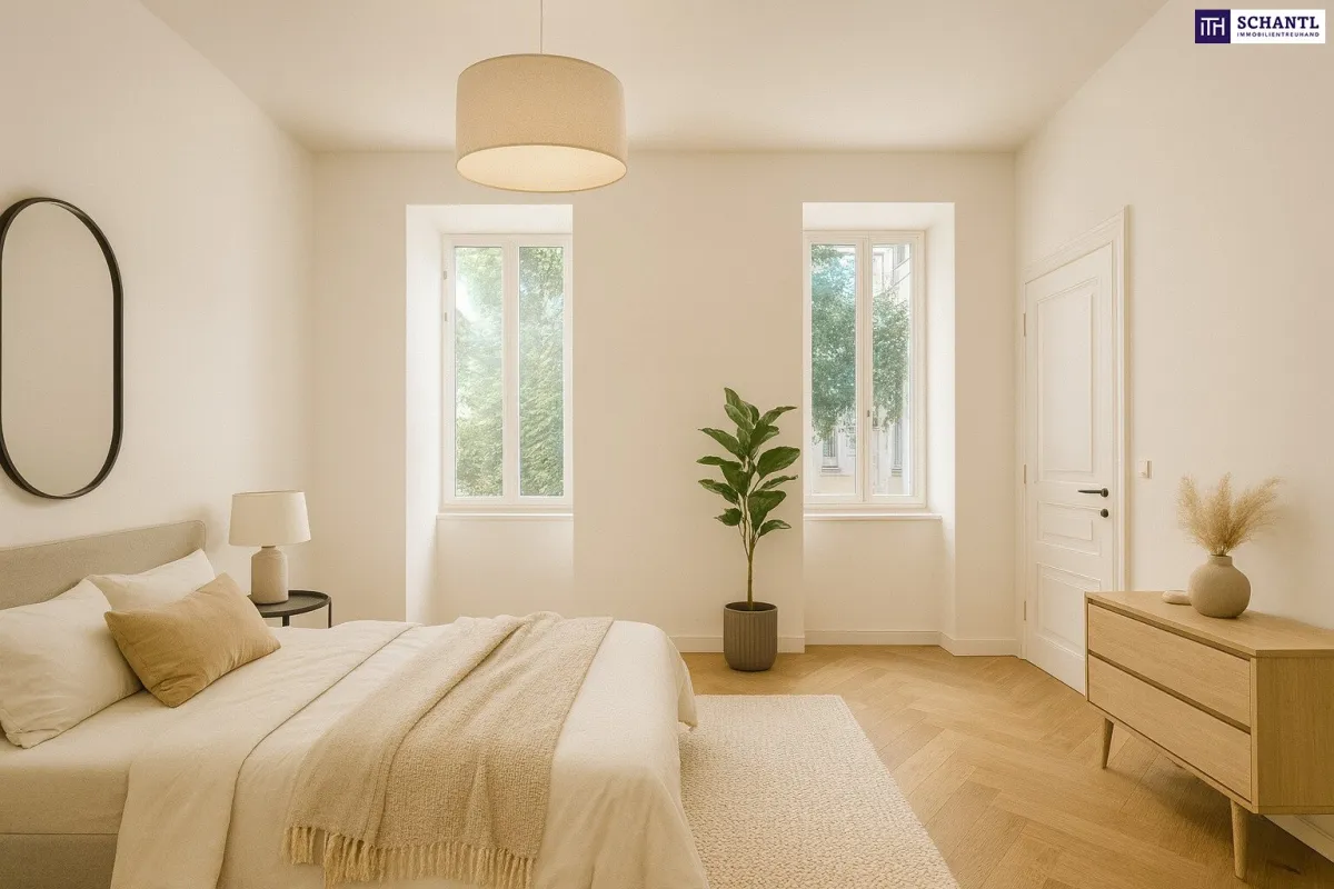++ Wohnen in Augartennähe ++ Erstklassig sanierte Altbauwohnung in ruhiger Seitenstraße in unmittelbarer Nähe zur U-Bahnstation Taborstraße + 2,5 Zimmer - Bild 1