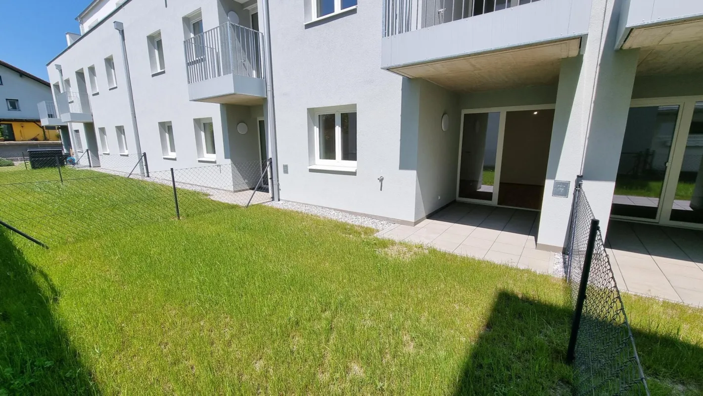 unbefristete 3-Zimmer-Neubau-Mietwohnung mit Garten & Kaufoption - Bild 1
