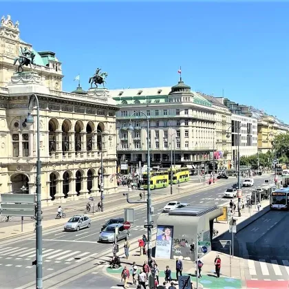 STAATSOPER-NÄHE, klimatisiertes 110 m2 Büro oder Praxis, 3 Zimmer, Extraküche, 2 Bäder, Opernring - Bild 3