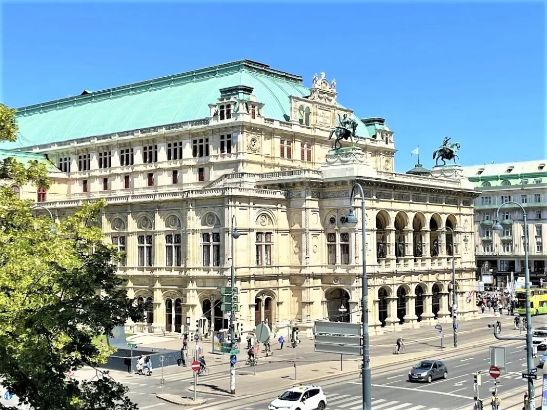 STAATSOPER-NÄHE, klimatisiertes 110 m2 Büro oder Praxis, 3 Zimmer, Extraküche, 2 Bäder, Opernring - Bild 1