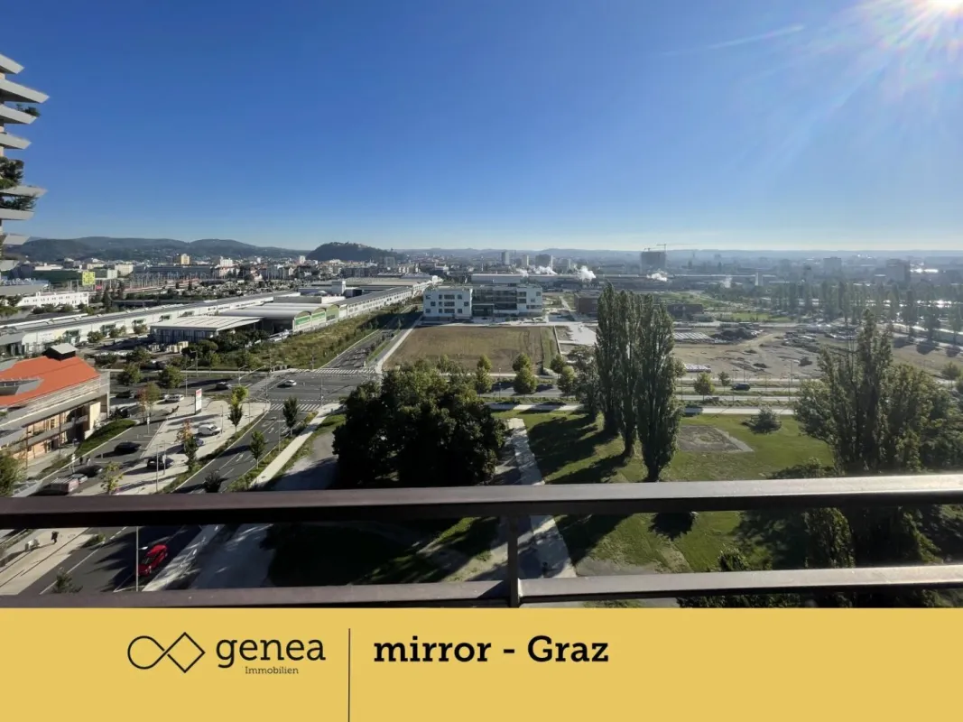 Wohnen im 11 Stock mit Schlossbergblick -  Graz Reininghaus - Hauseigener Spa Bereich - Bild 1