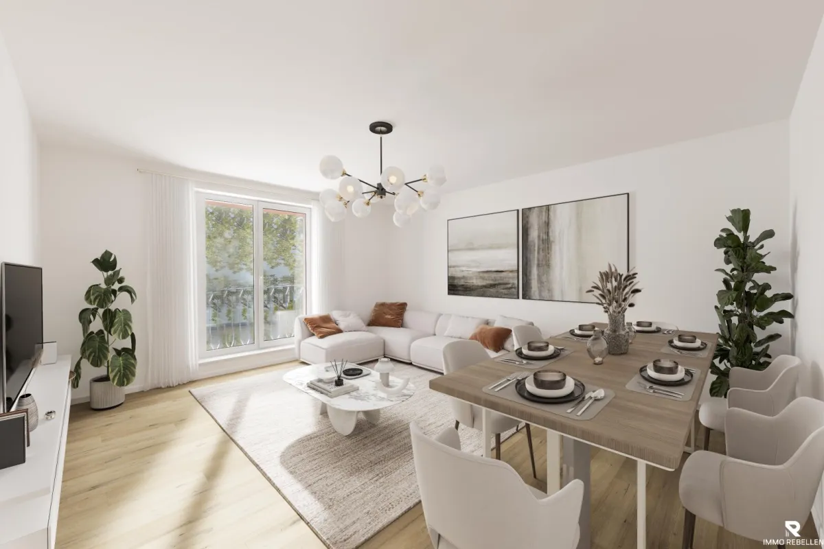 Anlage oder Eigennutz ab 2028– Stilvolle 3-Zimmer-Wohnung in Wien-Favoriten (U1) - Bild 1