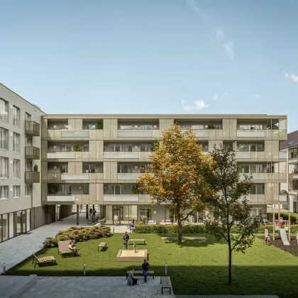 großzügige 4-Zimmer-Wohnung am Bindermichl, lichtdurchfluteter Wohnbereich, Balkon Richtung begrüntem Innenhof, elektrische Raffstores - Bild 2
