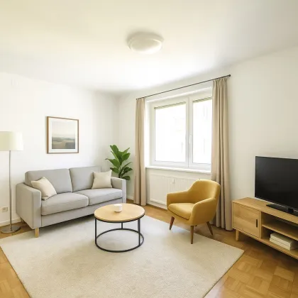 Direkt am Schweizergarten: Schöne 2-Zimmer-Wohnung mit separater Küche - Bild 2