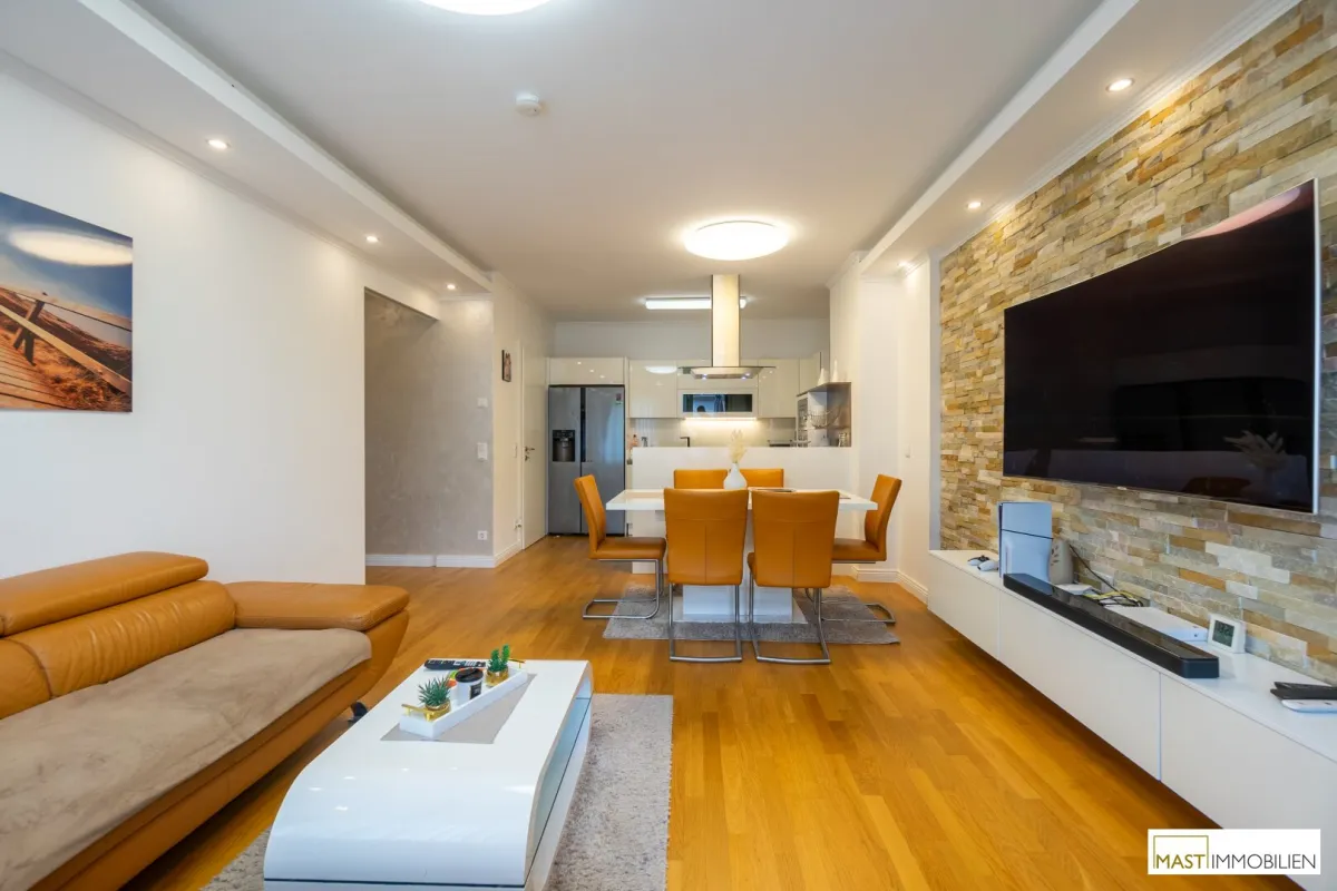 NEUER PREIS 497.000,-- € / Optimal aufgeteilte 3 Zimmer Garten Wohnung in ausgezeichneter Lage / Ruhelage - Bild 1