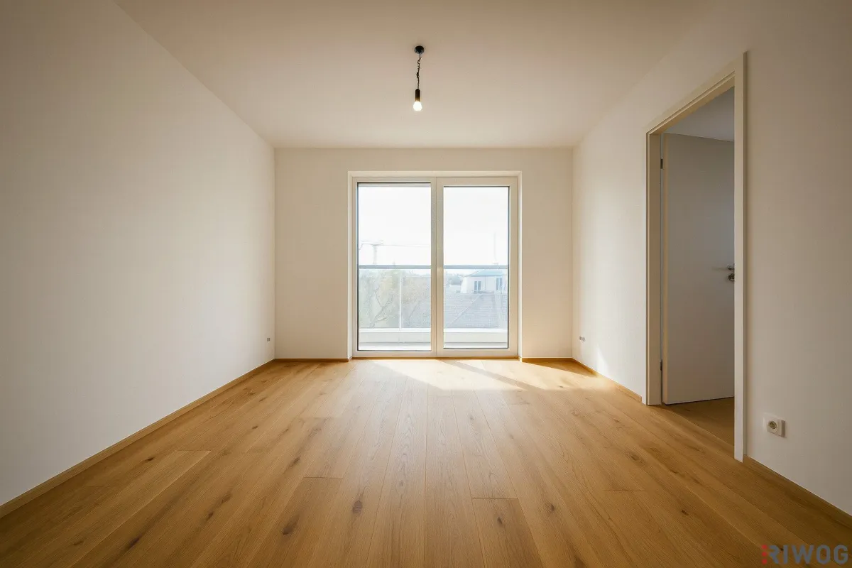 Erstbezug | helle 2-Zimmerwohnung mit südseitigem Balkon | Luftwärmepumpe | optionaler Tiefgaragenplatz | Fertigstellung 1Q26 - Bild 1