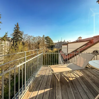 Provisionsfrei: Vollausgestattetes Apartment mit Möblierung und Balkon in Sieveringer Bestlage! Klimatisiert! - Bild 2