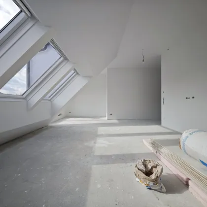 ERSTBEZUG | DG-Terrassenwohnung mit 3 Zimmern | Klima & Luftwärmepumpe | Tiefgaragenplatz | Nähe Liesing & Riverside - Bild 3