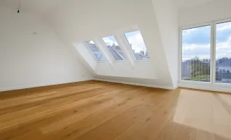 ERSTBEZUG | DG-Terrassenwohnung mit 3 Zimmern | Klima & Luftwärmepumpe | Tiefgaragenplatz | Nähe Liesing & Riverside
