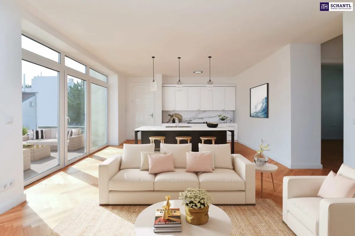 ++ SUNNY SIDE UP + TOP 4 ++  ERSTKLASSIGER ALTBAU NACH HOCHWERTIGER SANIERUNG + großartige Freiflächen + ruhige Wohngegend - Bild 1