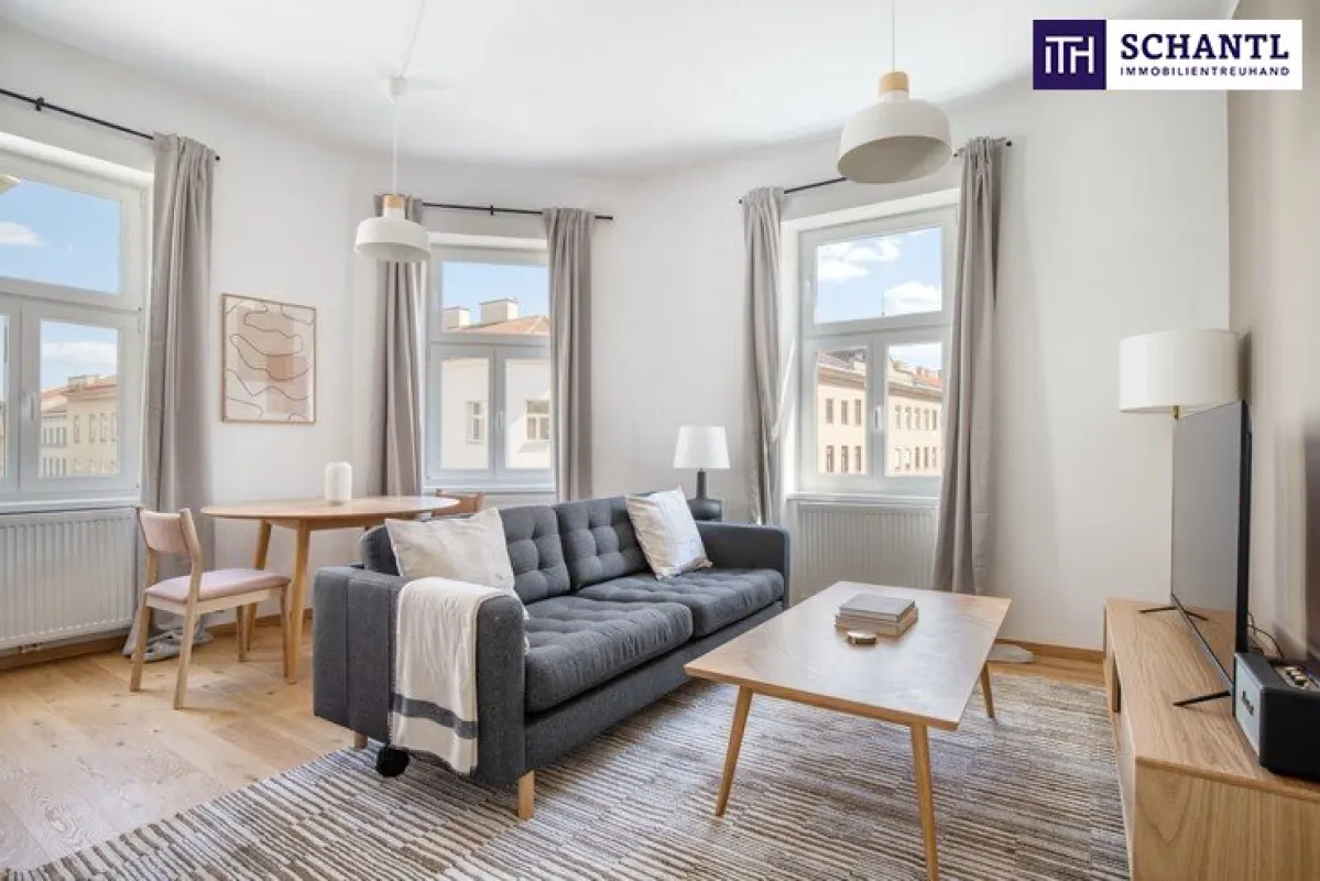 ++ NEU ++ GROSSARTIGE ALTBAUWOHNUNG + 2023 KOMPLETTSANIERUNG + NÄHE U1 REUMANNPLATZ + befristet vermietet - Bild 1