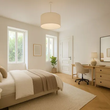 ++ TOP LAGE in unmittelbarer Nähe zum Augarten ++ hochwertig saniertes Altbaujuwel mit großzügigem Balkon + absolut ruhige Innenhoflage - Bild 2