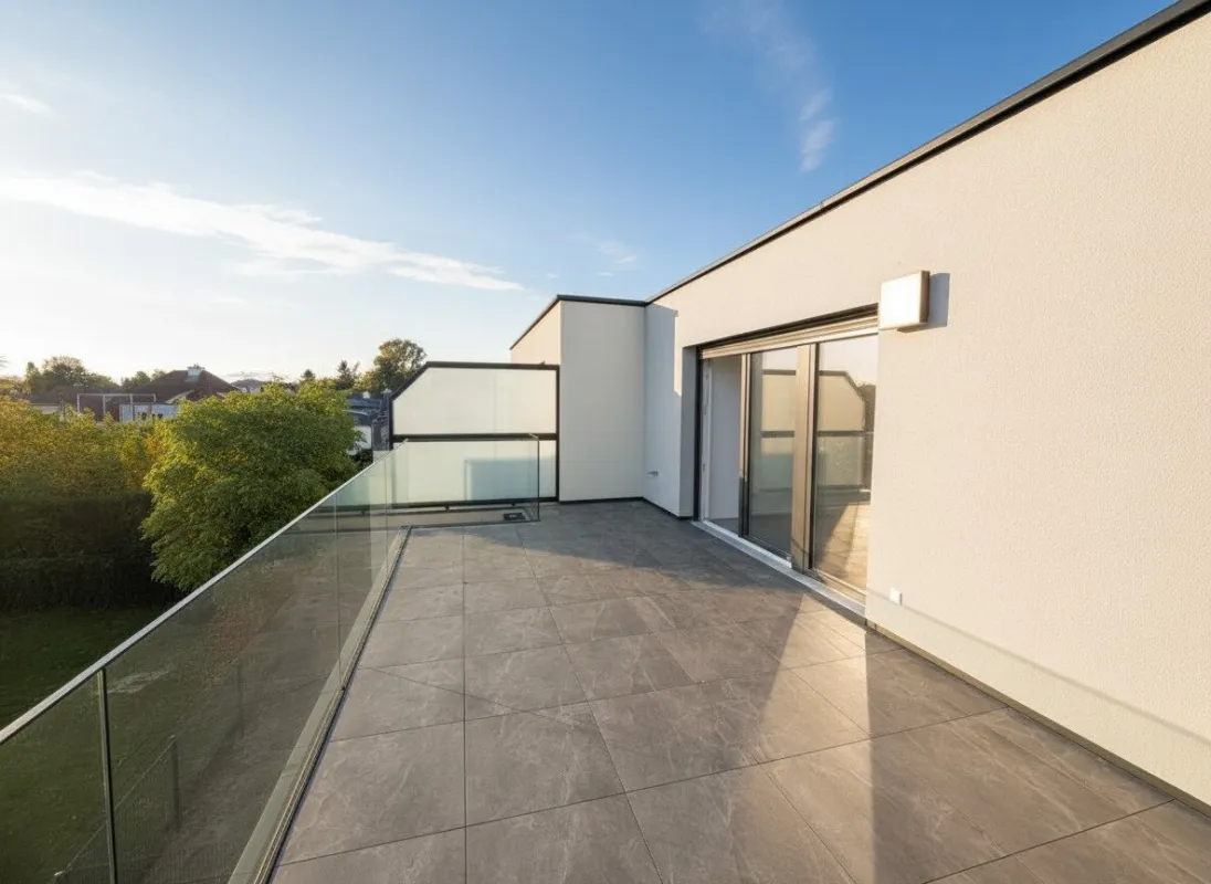 Modernes Reihenhaus in 1210 Wien: Erstbezug mit Garten, Terrasse und 5 Zimmern! - Bild 1