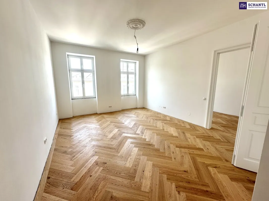 NEUER GRUNDRISS!! 4-Zimmer im Altbau-Erstbezug mit großer Loggia und feinster Qualität + Top Lage! - Bild 1